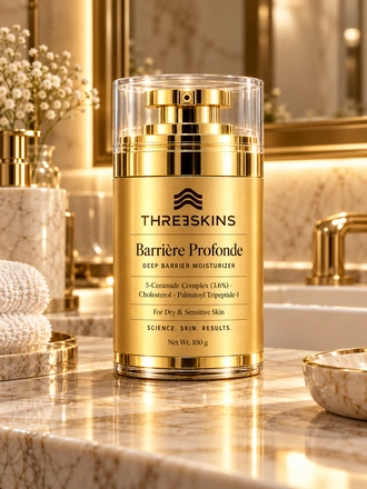 ThreeSkins Barrière Profonde - Airless Pump Bottle Detail